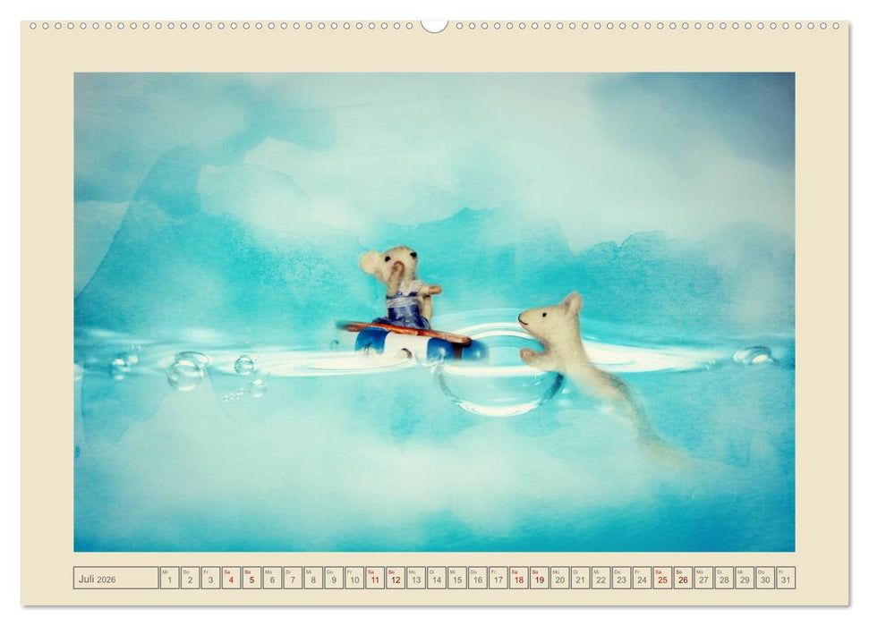 Bei Familie Maus zuhaus (CALVENDO Premium Wandkalender 2026)