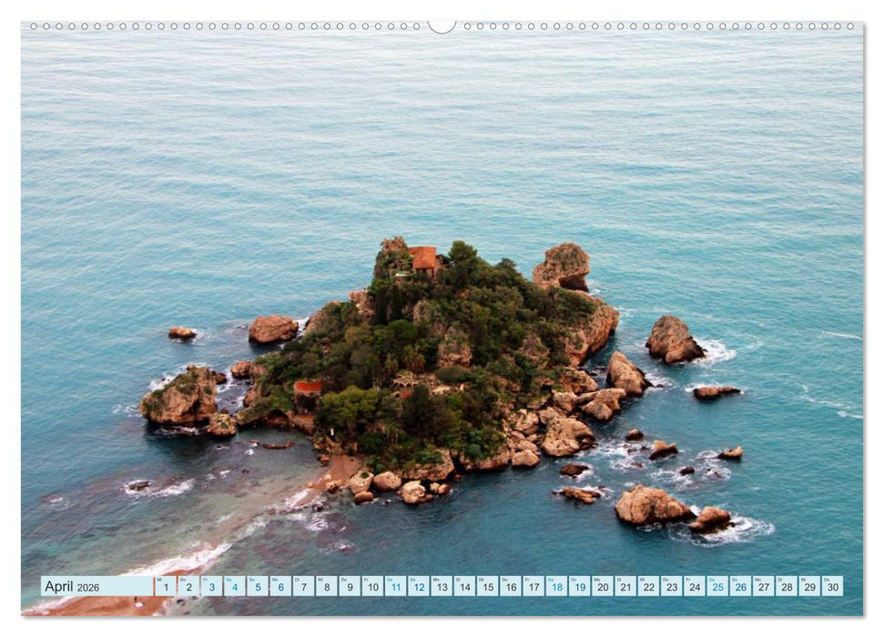 Taormina Siziliens Perle (CALVENDO Wandkalender 2026)