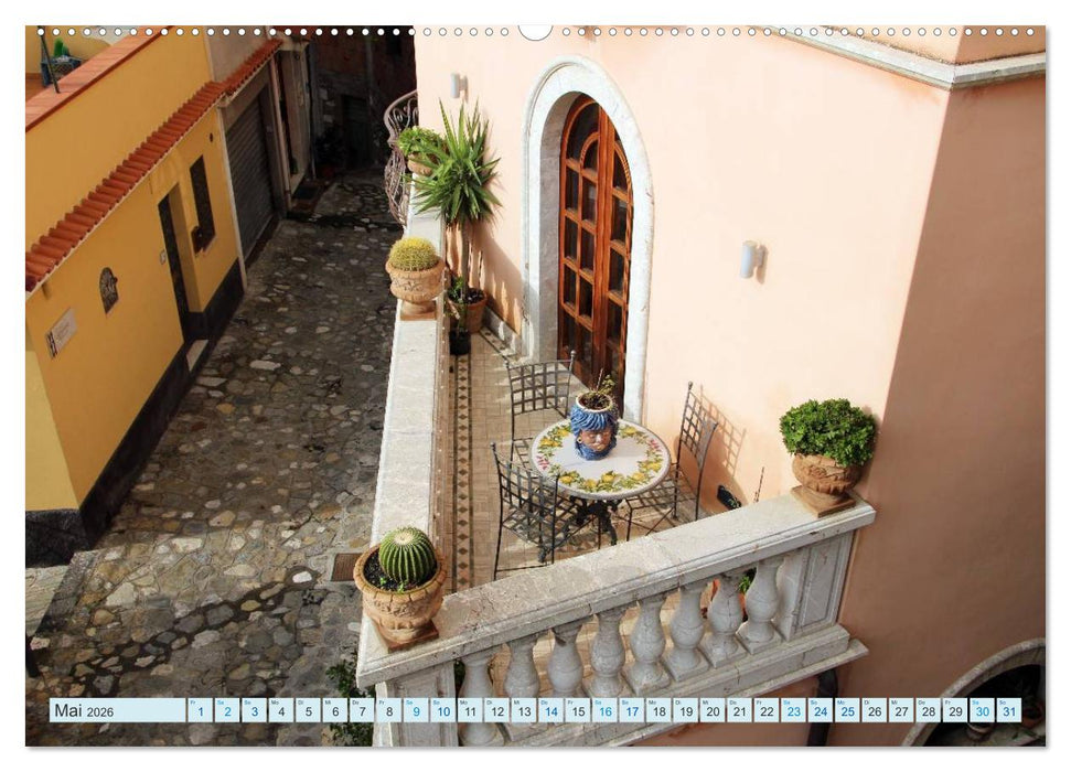 Taormina Siziliens Perle (CALVENDO Wandkalender 2026)