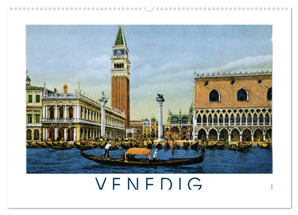 Erinnerungen an das alte Venedig: Historische Stiche von der Lagunenstadt (CALVENDO Wandkalender 2026)
