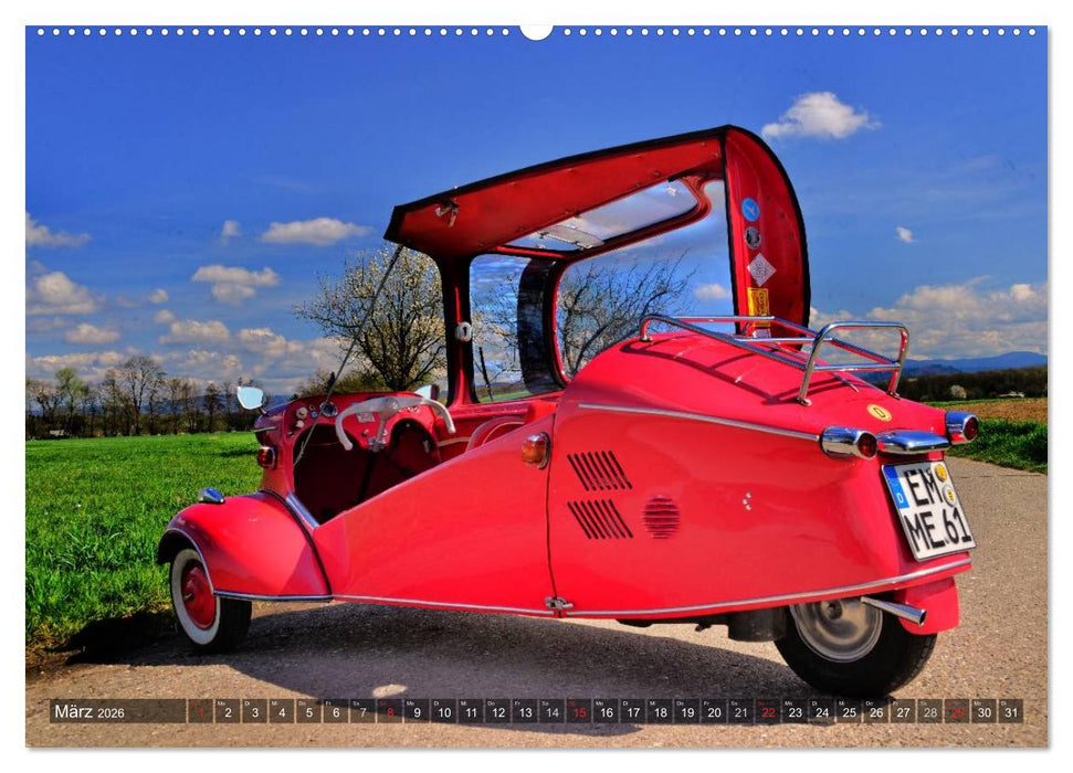 Messerschmitt KR 200 Kabinenroller (CALVENDO Wandkalender 2026)