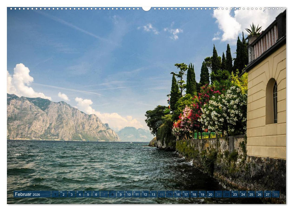 Gardasee. Lago di Garda (CALVENDO Premium Wandkalender 2026)