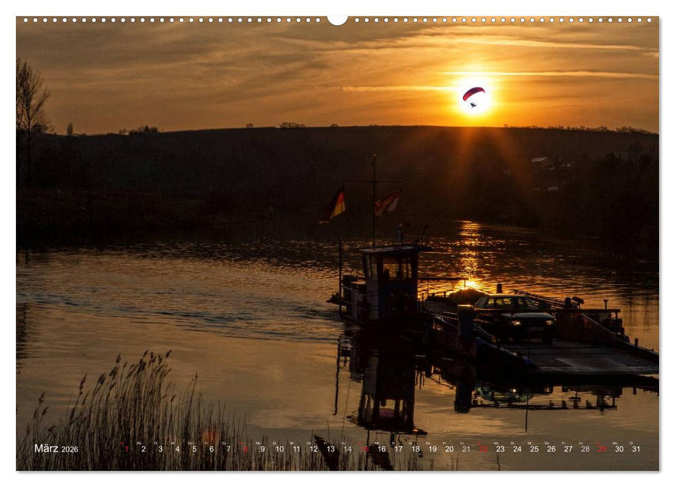 Unterfranken bei Nacht (CALVENDO Premium Wandkalender 2026)