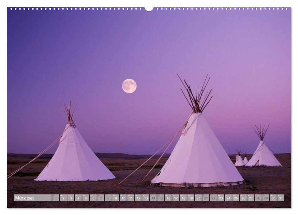 Magisches Indianerland (CALVENDO Premium Wandkalender 2026)