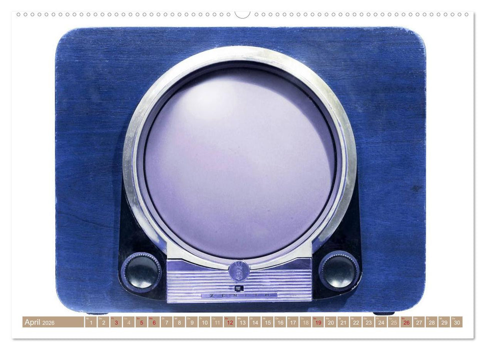 Fernseher der 1950er bis 70er Jahre: In die Röhre geguckt (CALVENDO Wandkalender 2026)