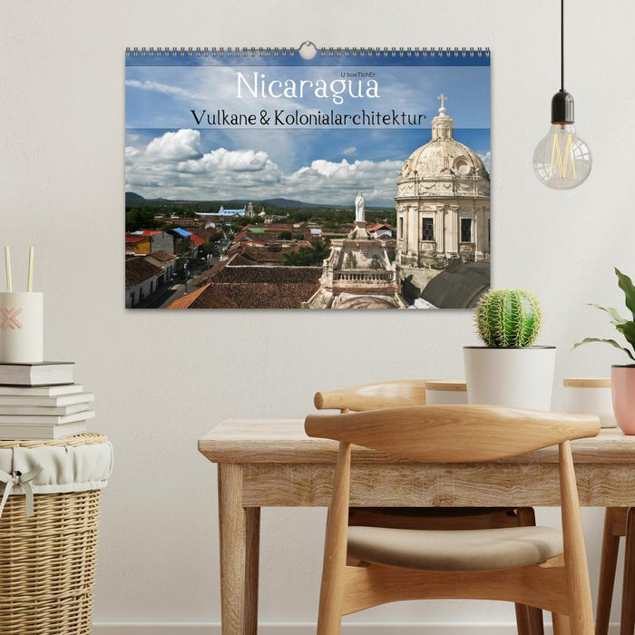 Nicaragua - Vulkane und Kolonialarchitektur (CALVENDO Wandkalender 2026)