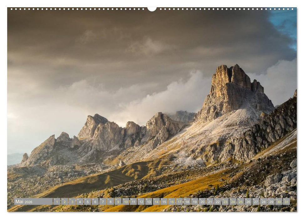 Herbst in den Dolomiten (CALVENDO Premium Wandkalender 2026)