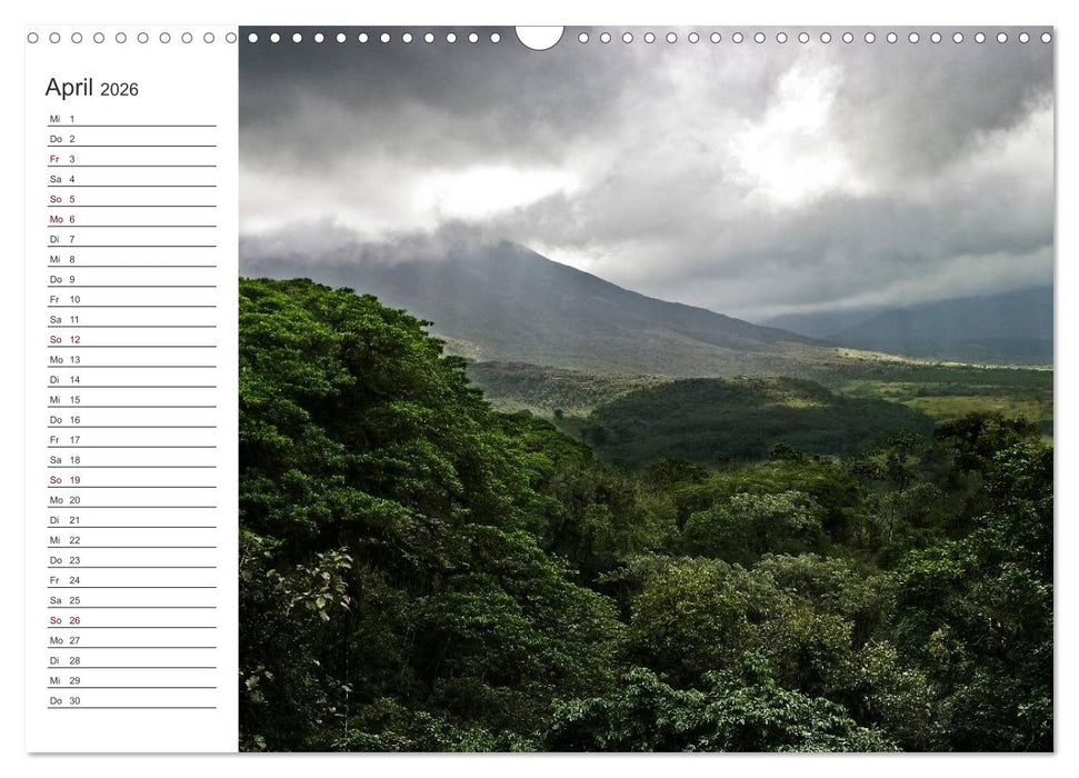 Costa Rica - Natur Pur (CALVENDO Wandkalender 2026)