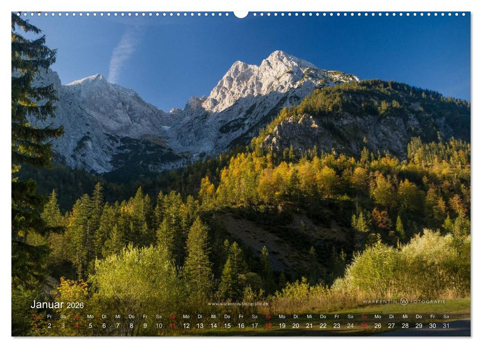 Großer Ahornboden - Europas großer Ahornwald (CALVENDO Wandkalender 2026)