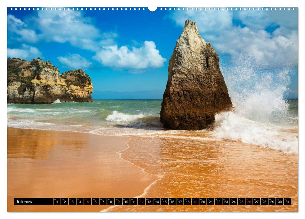 Strände, Felsen und Meer - ALGARVE 2026 (CALVENDO Premium Wandkalender 2026)