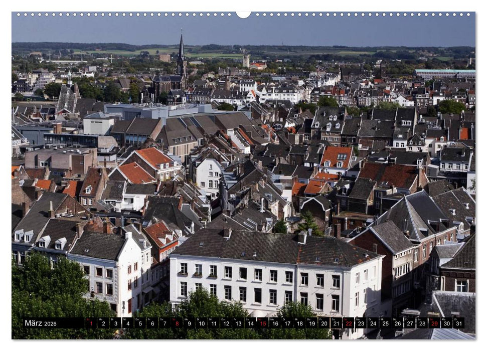 Maastricht - Stadtbummel (CALVENDO Premium Wandkalender 2026)