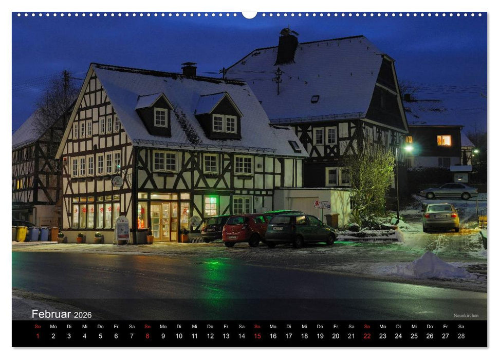 Kreis Siegen-Wittgenstein (CALVENDO Premium Wandkalender 2026)