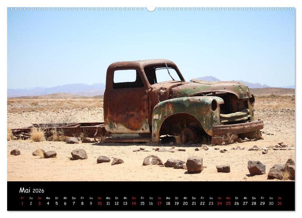 Faszination Namibia - Oldtimer mal anders (CALVENDO Premium Wandkalender 2026)