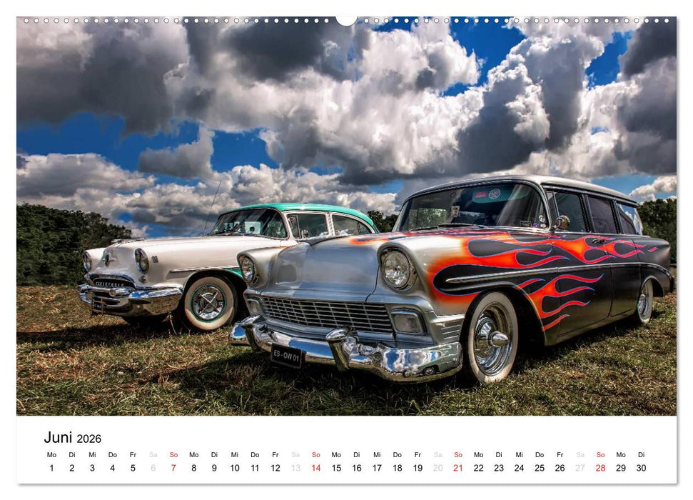 Custom Cars - Männerträume werden wahr (CALVENDO Premium Wandkalender 2026)