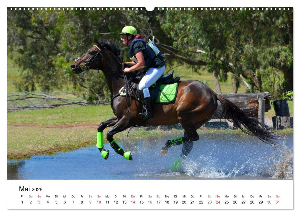 Eventing - Der ultimative Reitsport (CALVENDO Premium Wandkalender 2026)
