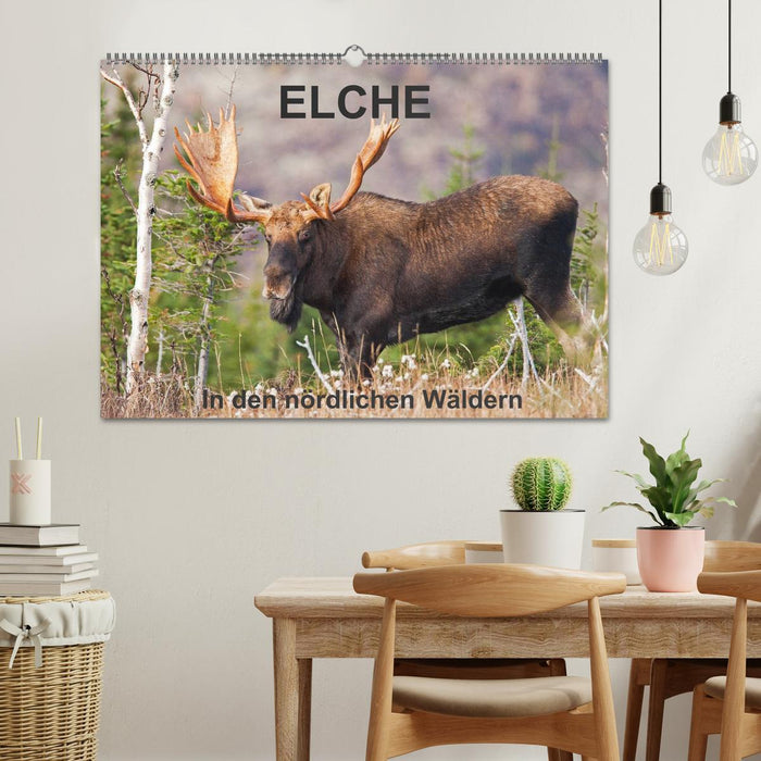 ELCHE In den nördlichen Wäldern (CALVENDO Wandkalender 2026)