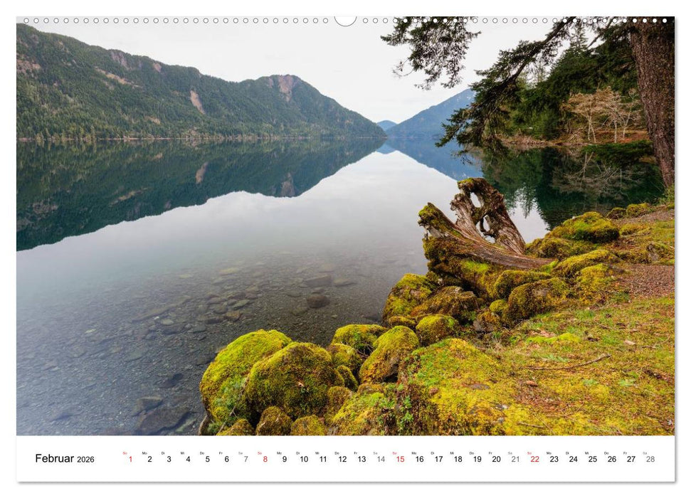The Olympic National Park - Washington USA (CALVENDO Premium Wandkalender 2026)