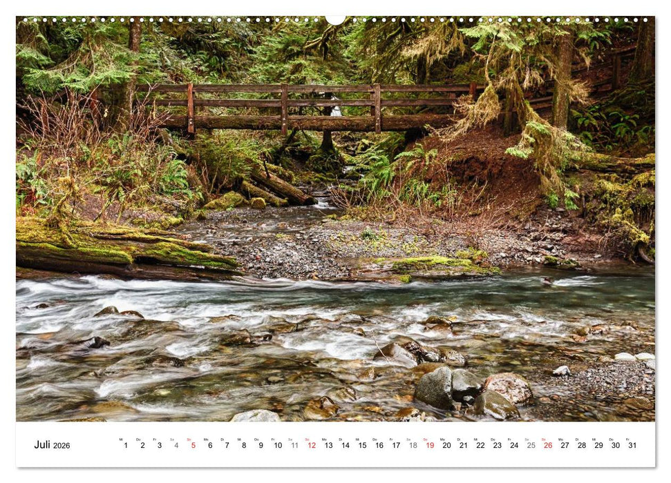The Olympic National Park - Washington USA (CALVENDO Premium Wandkalender 2026)