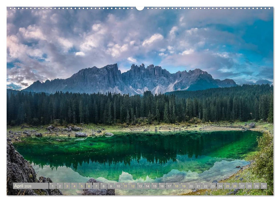 Herbst in den Dolomiten (CALVENDO Wandkalender 2026)