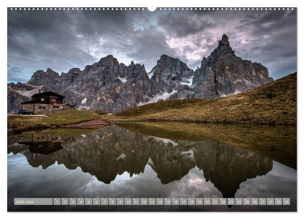 Herbst in den Dolomiten (CALVENDO Wandkalender 2026)