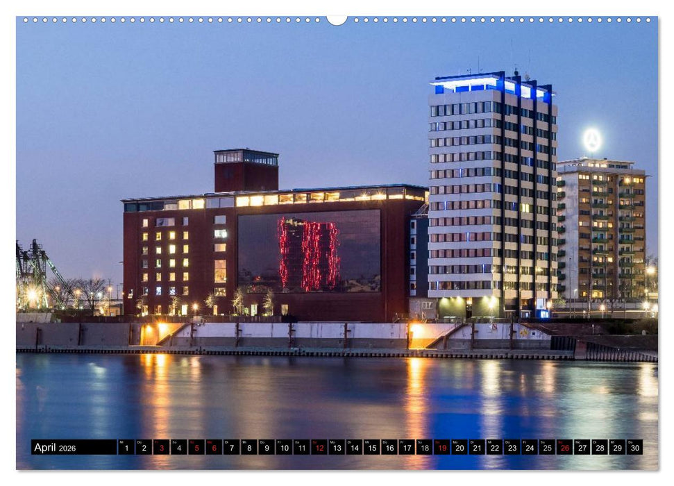 Mannheim Modern. Zeitgenössische Architektur in der Quadratestadt. (CALVENDO Wandkalender 2026)