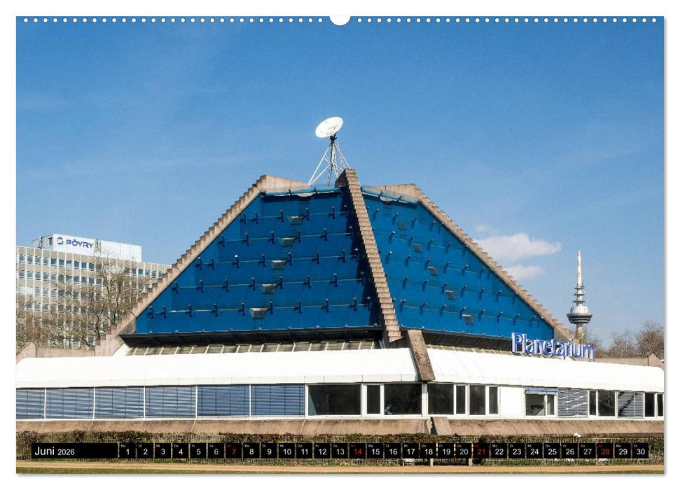 Mannheim Modern. Zeitgenössische Architektur in der Quadratestadt. (CALVENDO Wandkalender 2026)