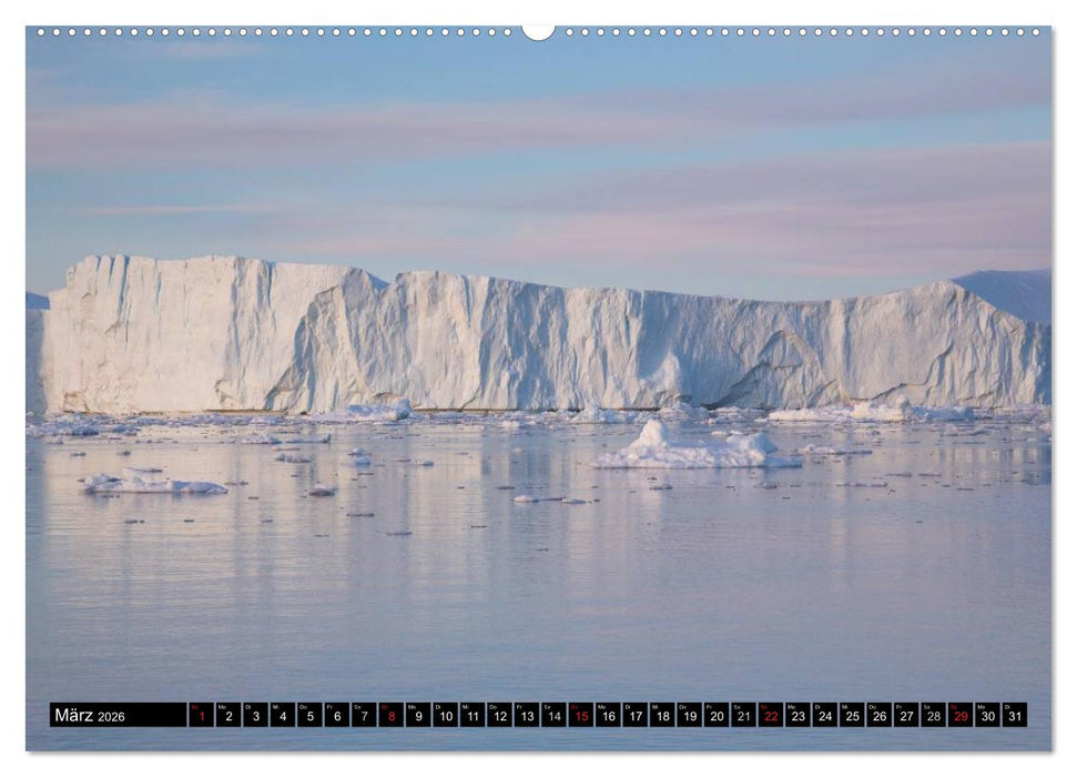 Ilulissat Eisfjord, Grönland. EIS - FORM UND LICHT (CALVENDO Premium Wandkalender 2026)