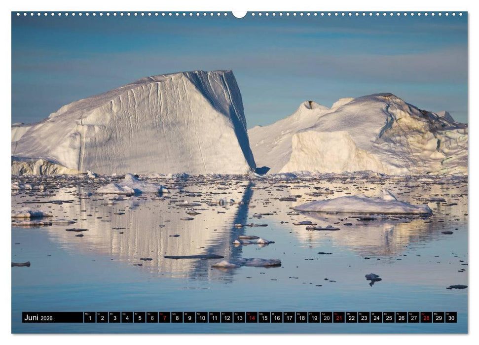 Ilulissat Eisfjord, Grönland. EIS - FORM UND LICHT (CALVENDO Premium Wandkalender 2026)