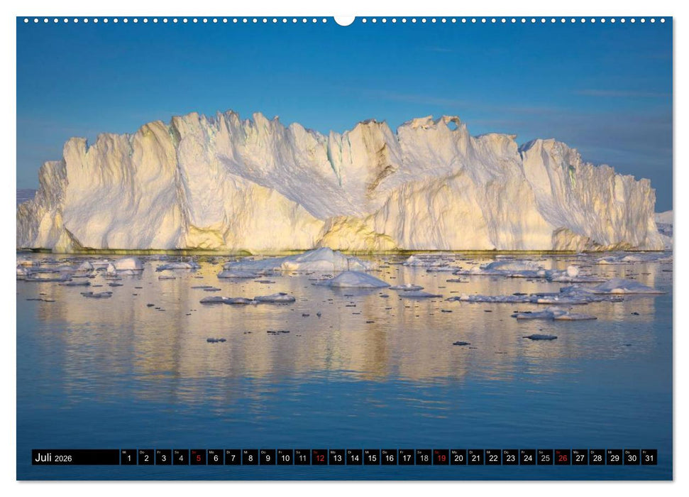Ilulissat Eisfjord, Grönland. EIS - FORM UND LICHT (CALVENDO Premium Wandkalender 2026)