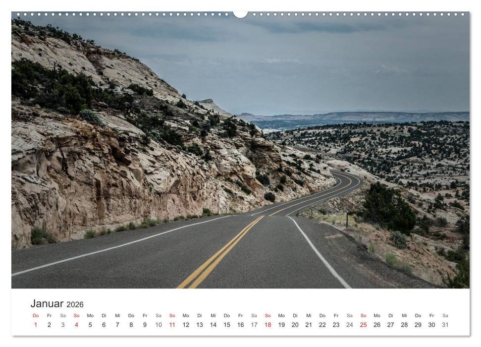 USA Roads (CALVENDO Premium Wandkalender 2026)