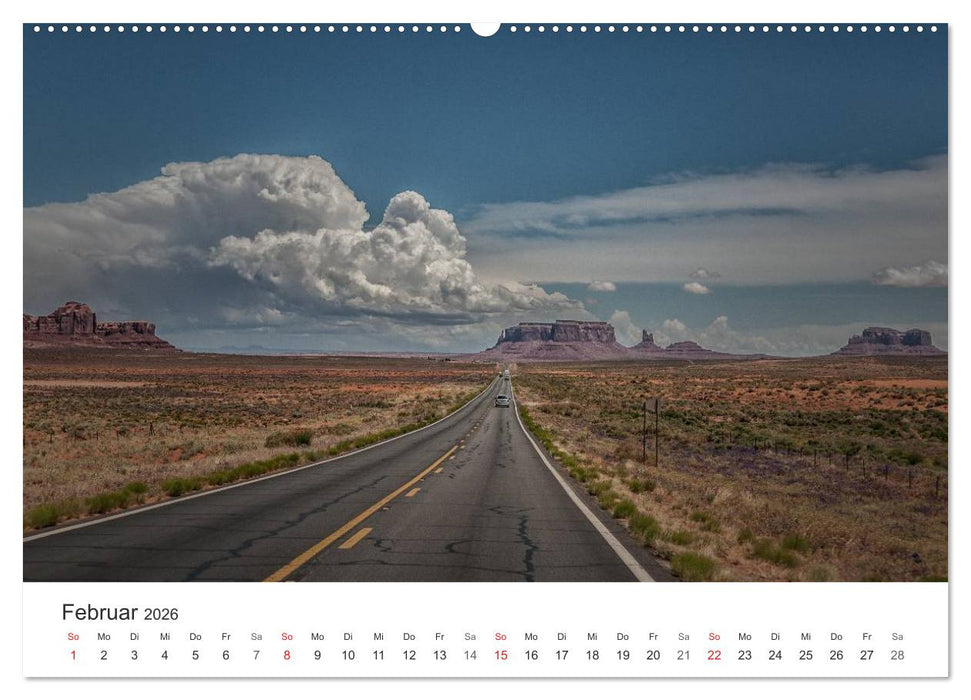 USA Roads (CALVENDO Premium Wandkalender 2026)