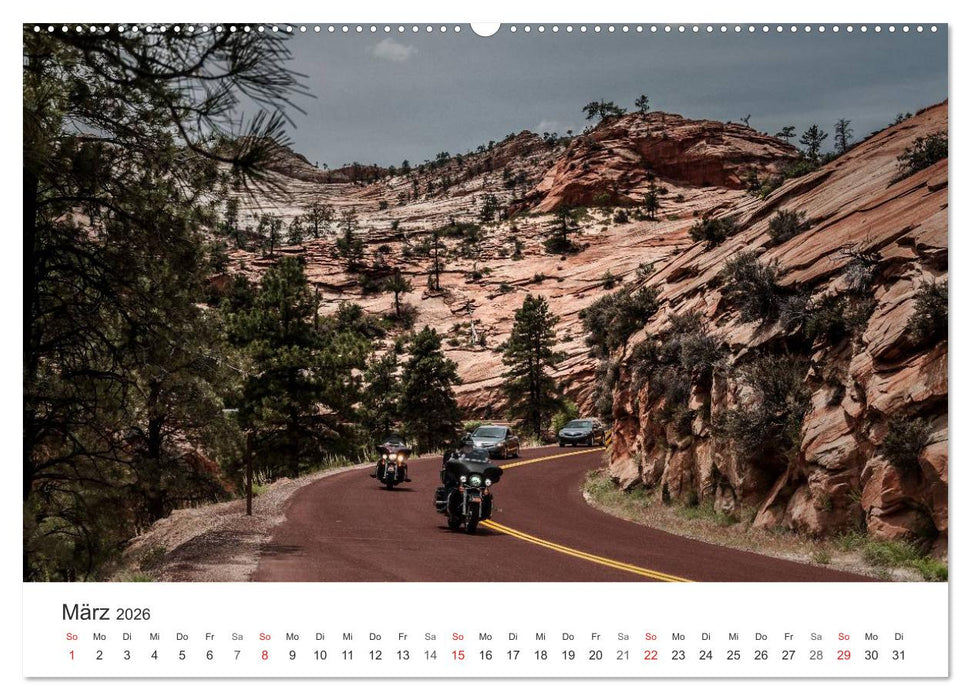 USA Roads (CALVENDO Premium Wandkalender 2026)
