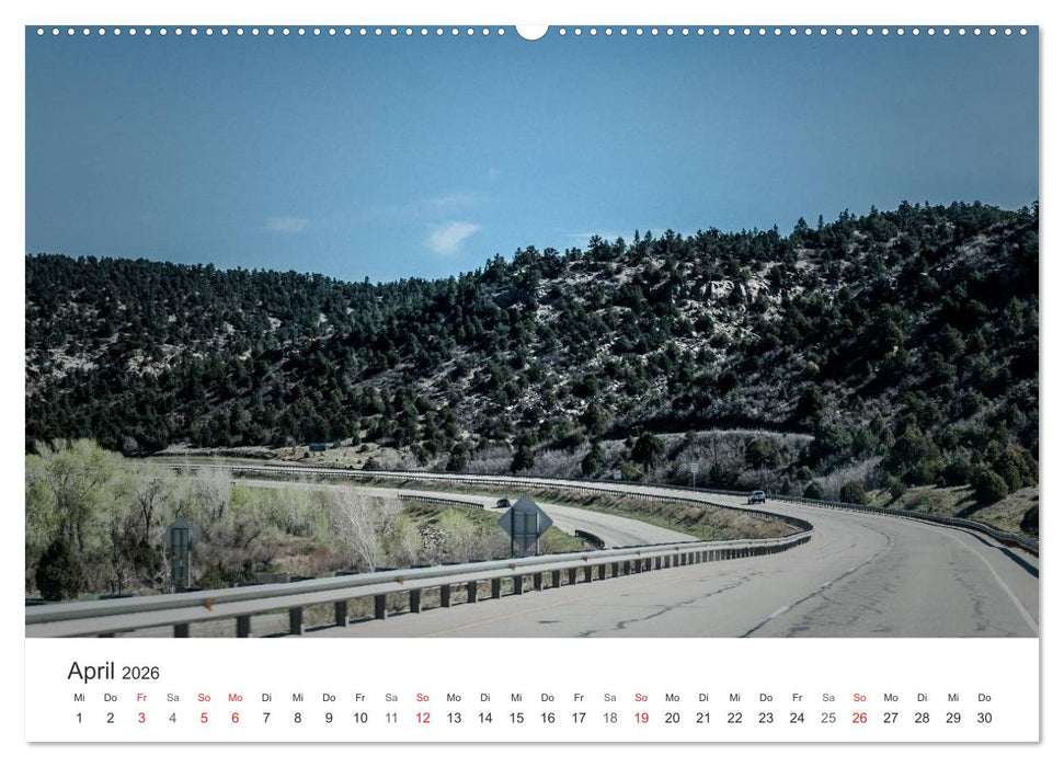 USA Roads (CALVENDO Premium Wandkalender 2026)