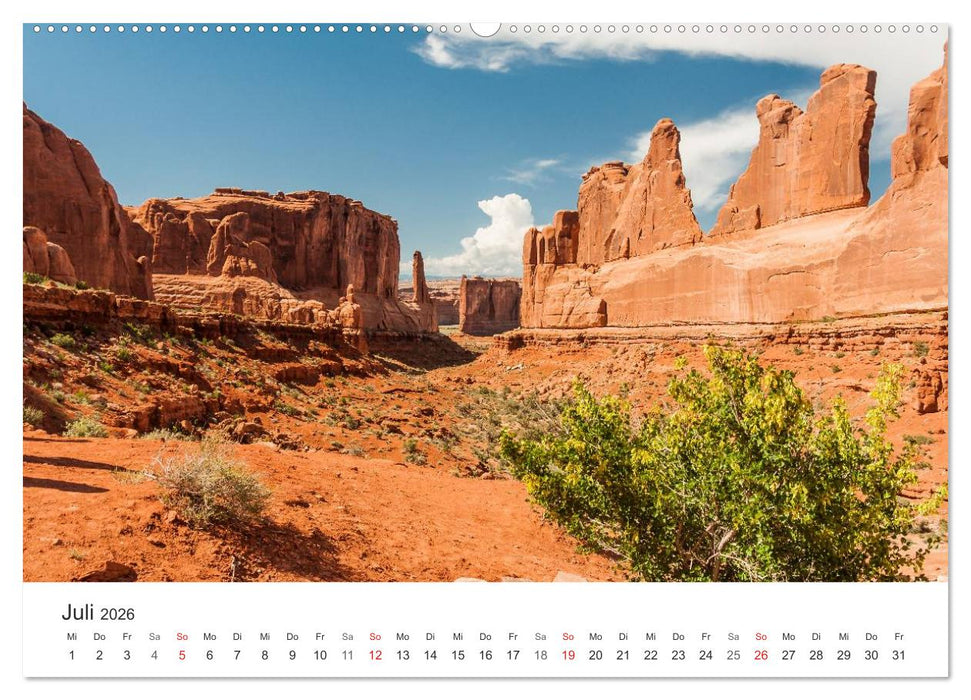USA – Landschaft und Sehnsucht (CALVENDO Premium Wandkalender 2026)