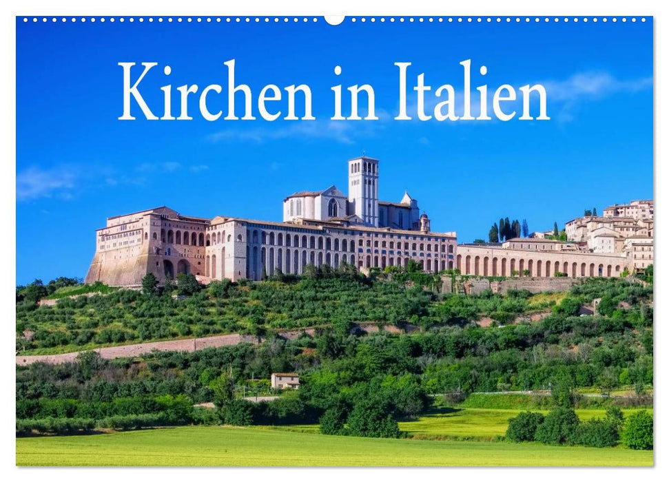 Kirchen in Italien (CALVENDO Wandkalender 2026)