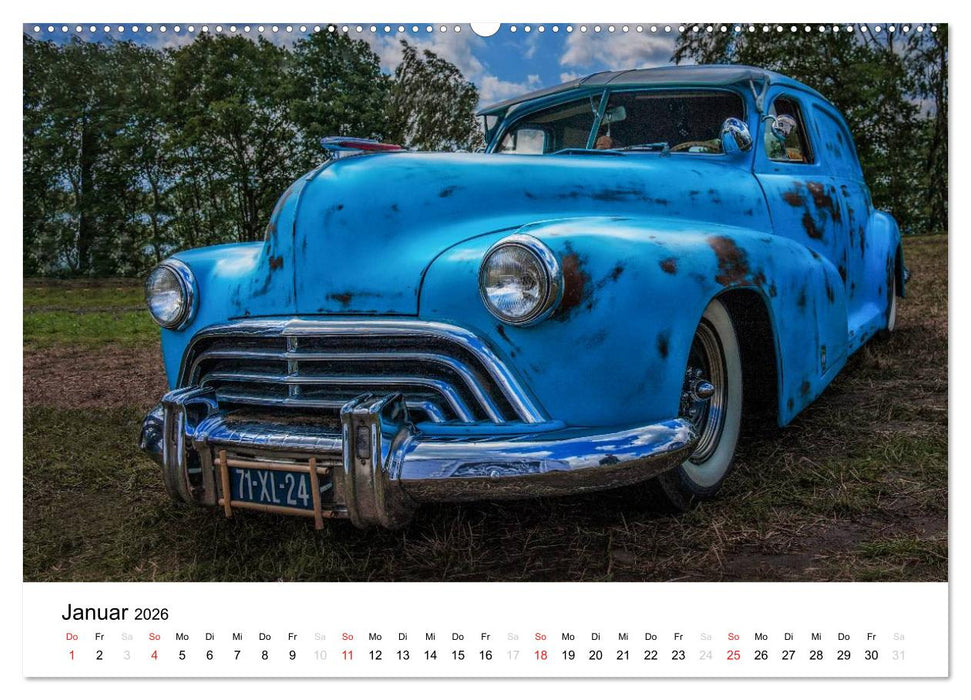 Custom Cars - Männerträume werden wahr (CALVENDO Wandkalender 2026)