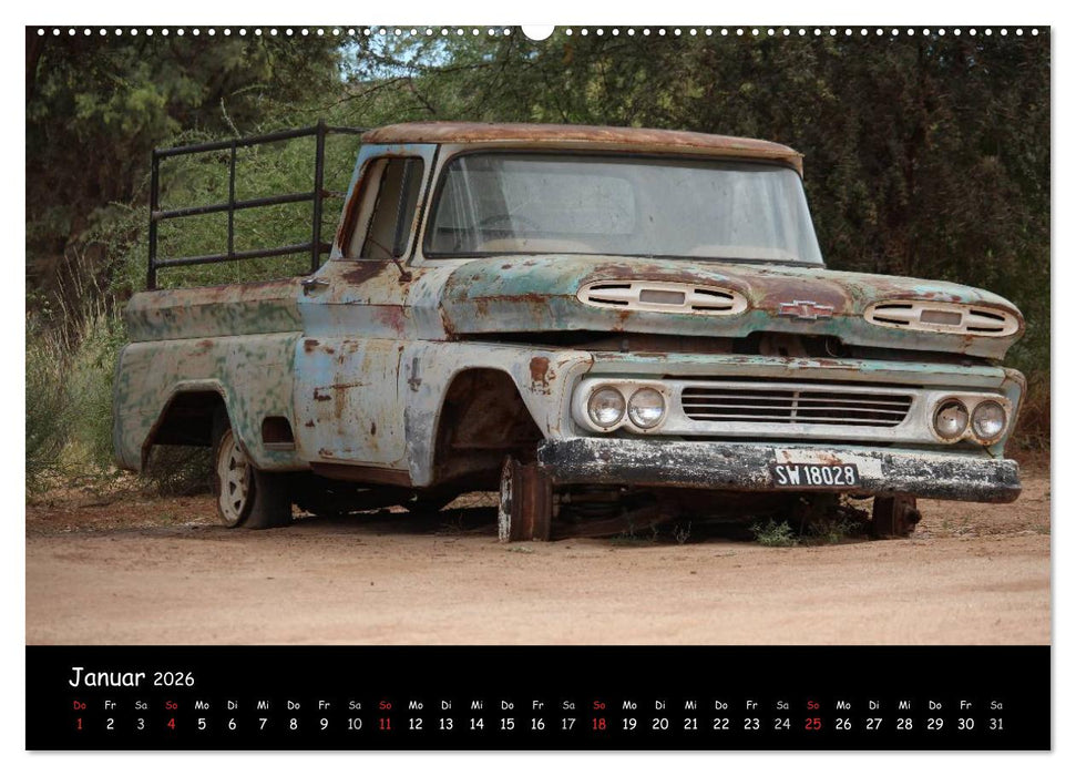 Faszination Namibia - Oldtimer mal anders (CALVENDO Wandkalender 2026)