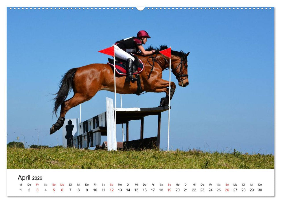 Eventing - Der ultimative Reitsport (CALVENDO Wandkalender 2026)