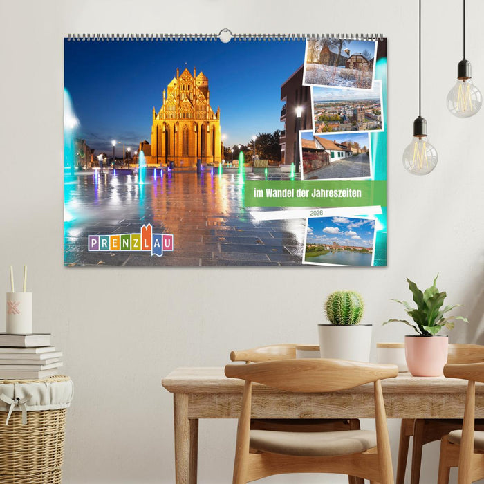 Prenzlau - im Wandel der Jahreszeiten (CALVENDO Wandkalender 2026)