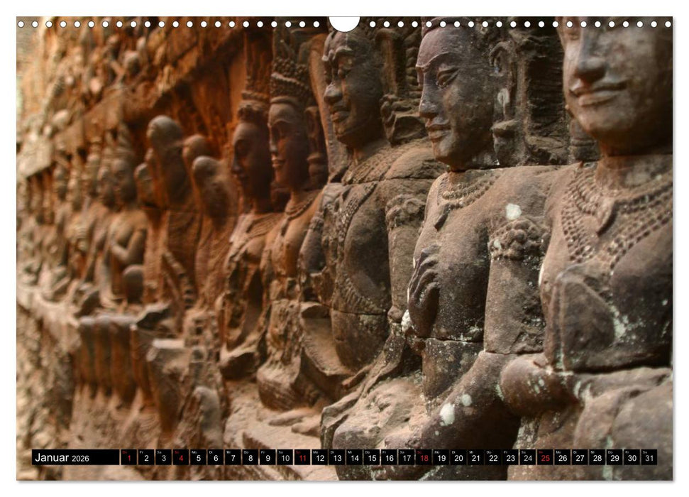 Kambodscha - Angkor Wat (CALVENDO Wandkalender 2026)
