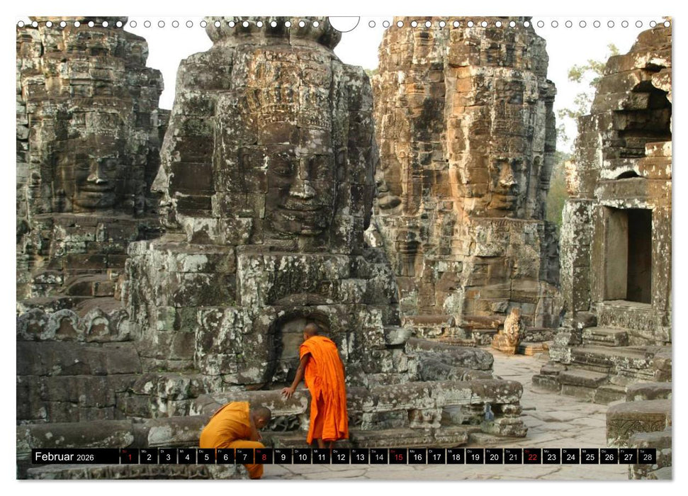 Kambodscha - Angkor Wat (CALVENDO Wandkalender 2026)