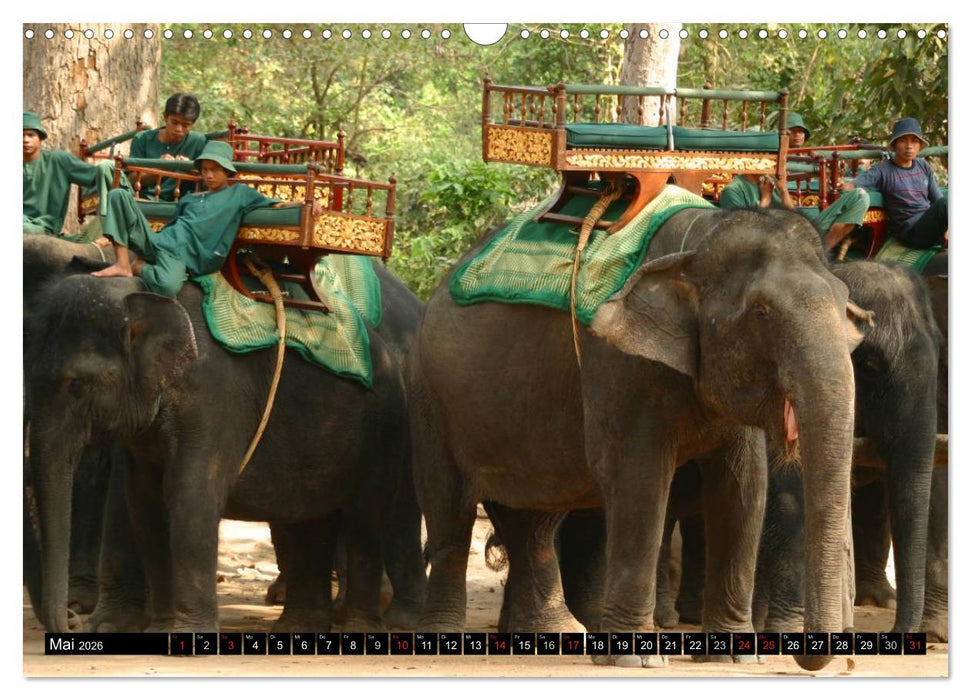 Kambodscha - Angkor Wat (CALVENDO Wandkalender 2026)