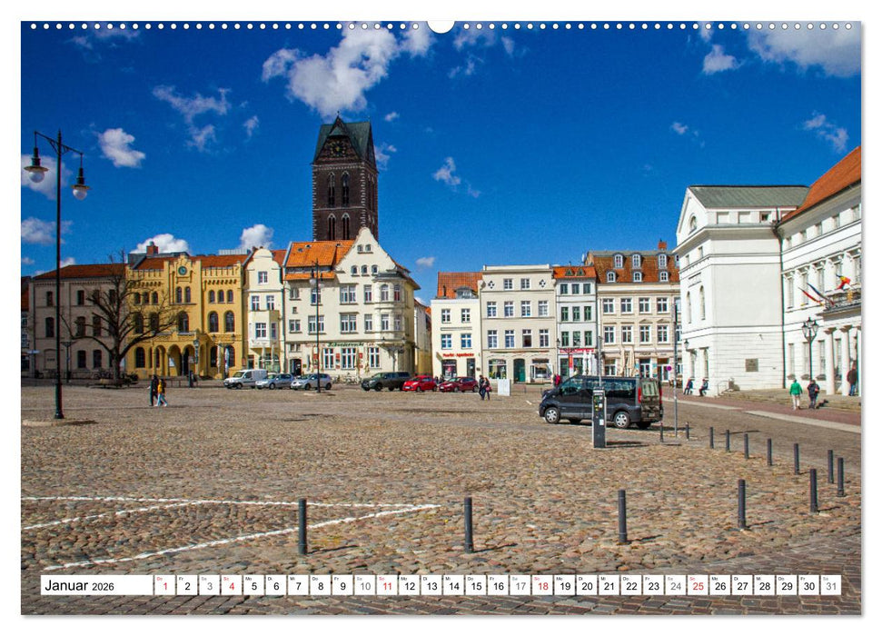 Wismarer Ansichten 2026 (CALVENDO Premium Wandkalender 2026)