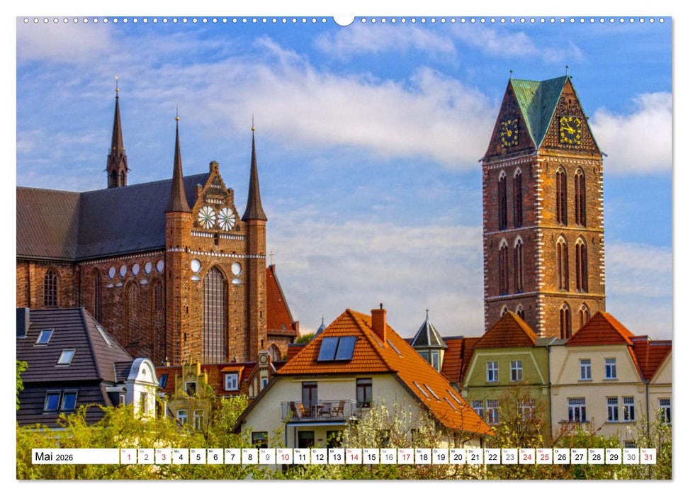 Wismarer Ansichten 2026 (CALVENDO Premium Wandkalender 2026)