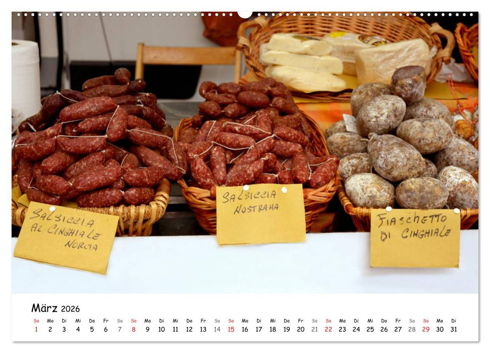 Die Marken, Impressionen aus dem unbekannten Italien (CALVENDO Premium Wandkalender 2026)