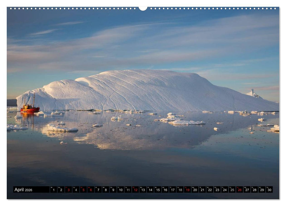 Ilulissat Eisfjord, Grönland. EIS - FORM UND LICHT (CALVENDO Wandkalender 2026)