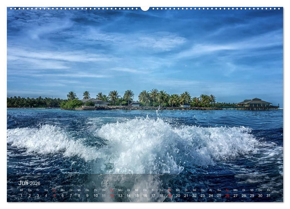 Malediven Impressionen aus dem Paradies (CALVENDO Premium Wandkalender 2026)