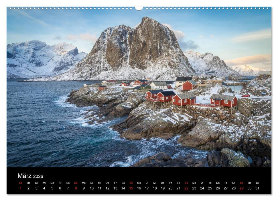 Lofoten Impressionen von Armin Fuchs (CALVENDO Premium Wandkalender 2026)