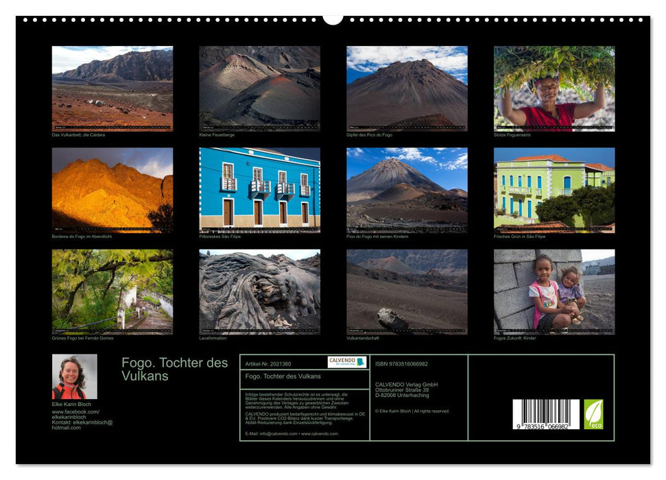 Fogo. Tochter des Vulkans (CALVENDO Premium Wandkalender 2026)