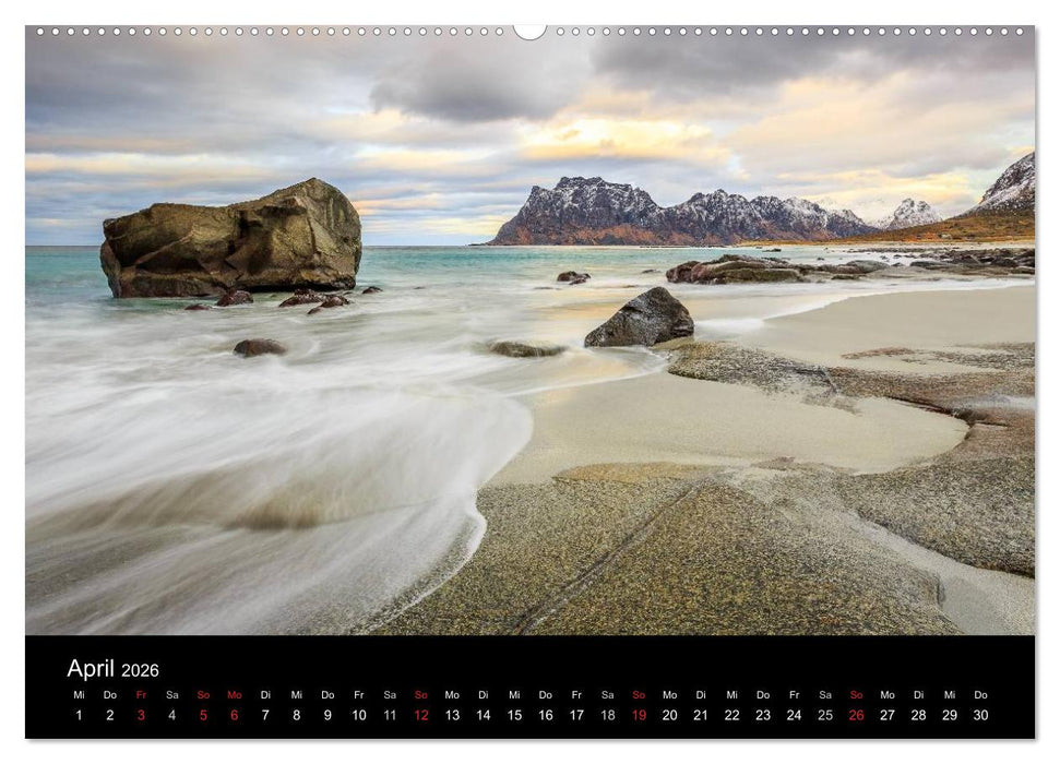 LOFOTEN - Inselparadies im Norden Norwegens (CALVENDO Wandkalender 2026)